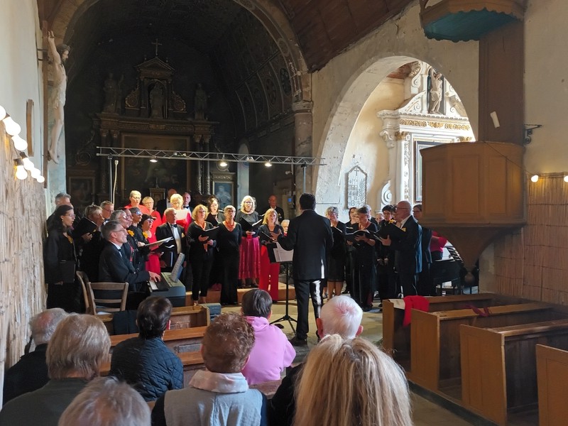 Deux chorales réunies pour le plus grand plaisir de tous