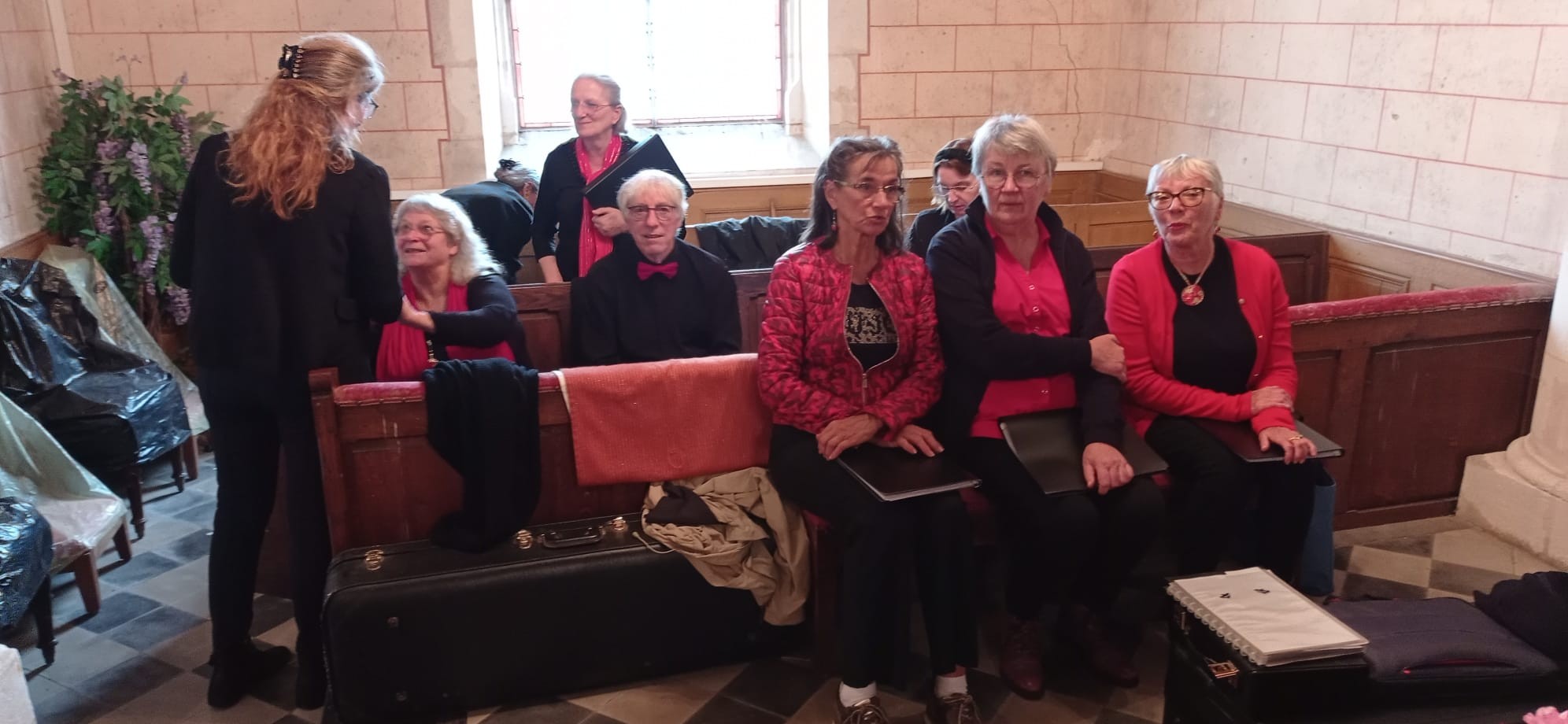 Dans l'attente du concert