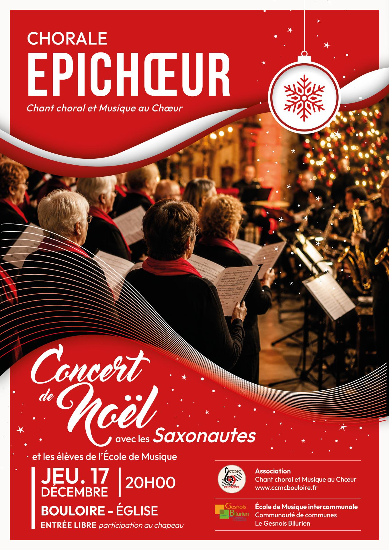 2026 12 17 chorale concert noel avec saxonautes